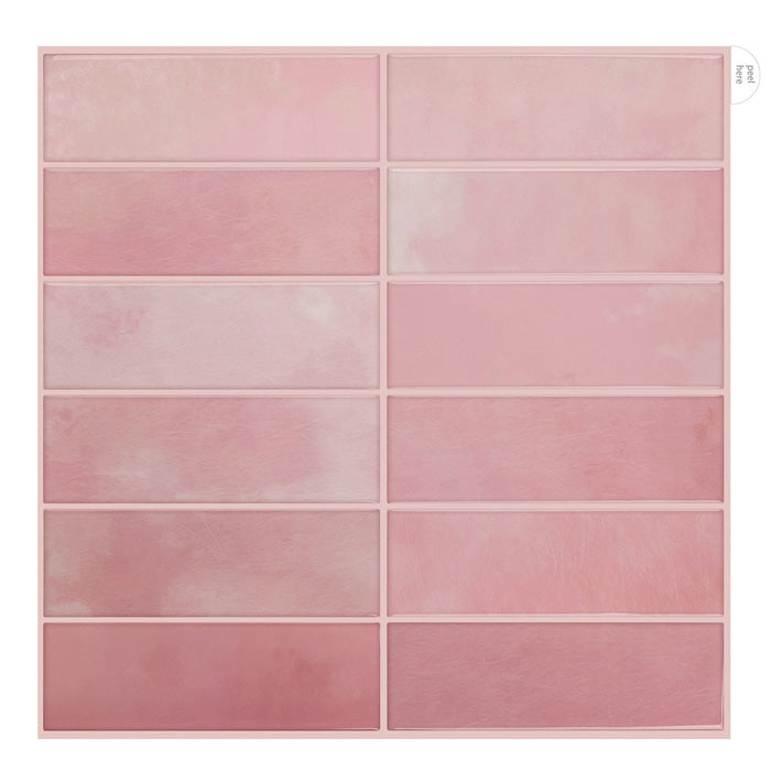 Peel & Stick Backsplash Tiles — Easy DIY, Wall-Safe & Heat Resistant