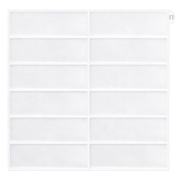 Peel & Stick Backsplash Tiles — Easy DIY, Wall-Safe & Heat Resistant